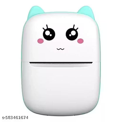 Mini Thermal Printer Inkless Rechargeable Printer For Notes/Label/List/Memo Print , Bluetooth Printer