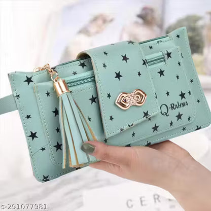 Fances Star Printed Combo Wallet for Women | Gift for Girls (Pack of 2)