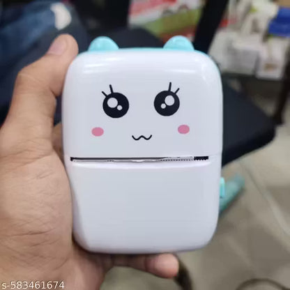 Mini Thermal Printer Inkless Rechargeable Printer For Notes/Label/List/Memo Print , Bluetooth Printer