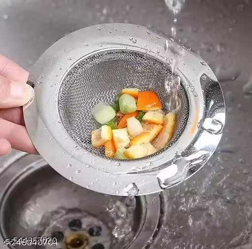 Discus Stainless Steel Sink Jali Kitchen Drain Basin Basket Filter Stopper Drainer/Jali (Pack Of-02)