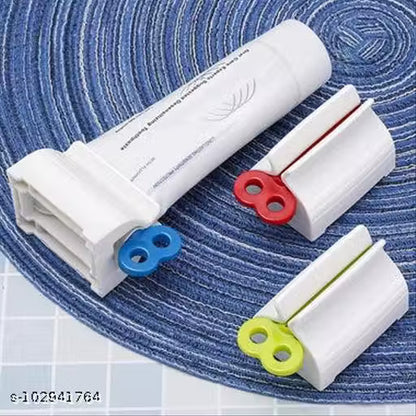 3.Pcs Home Products Plastic Rolling Tube Squeezer Holder Toothpaste Dispenser - 3Pcs